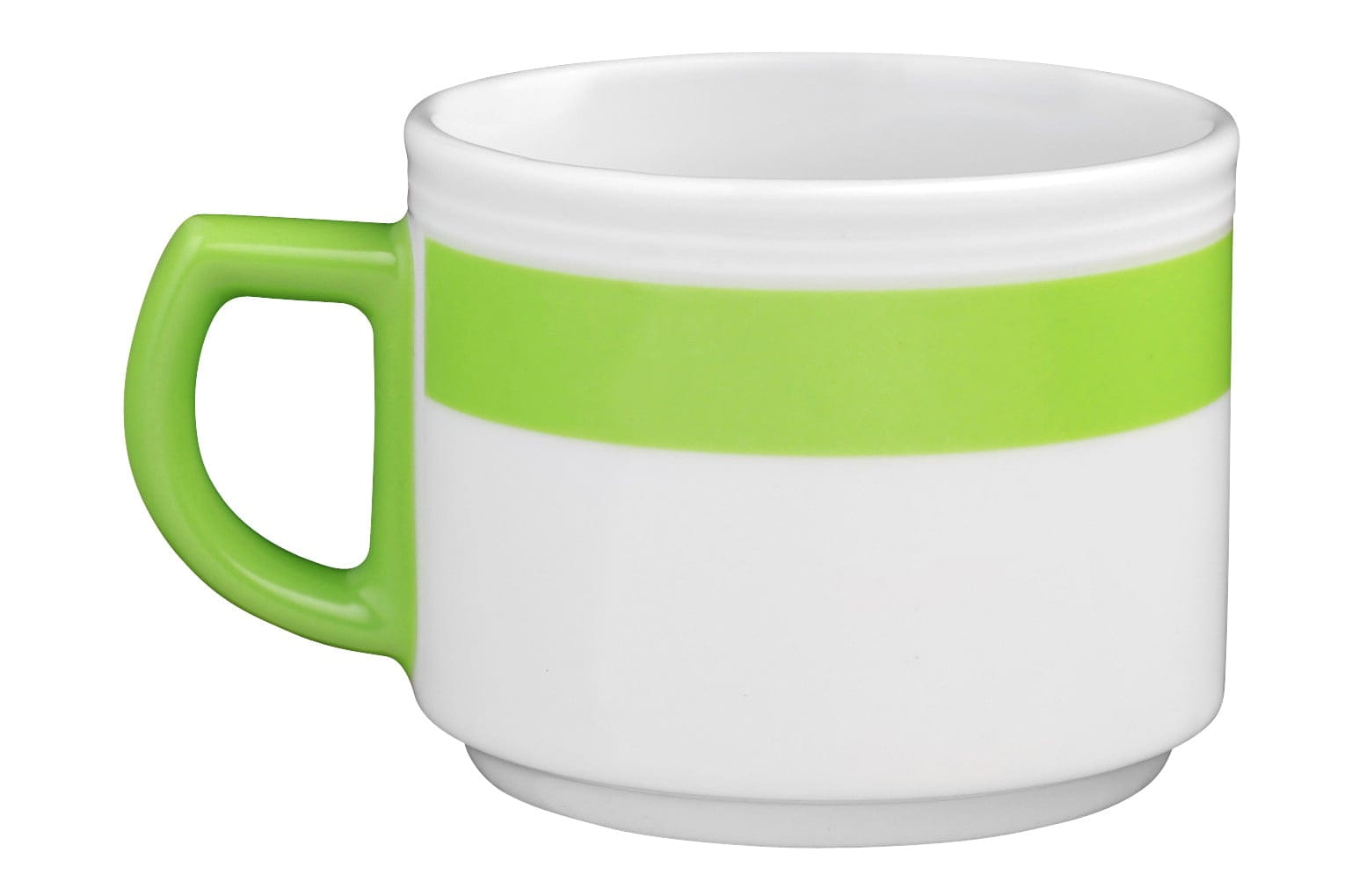 Kaffeetasse rund mit Relief 1 0,18l VITALIS grünes band