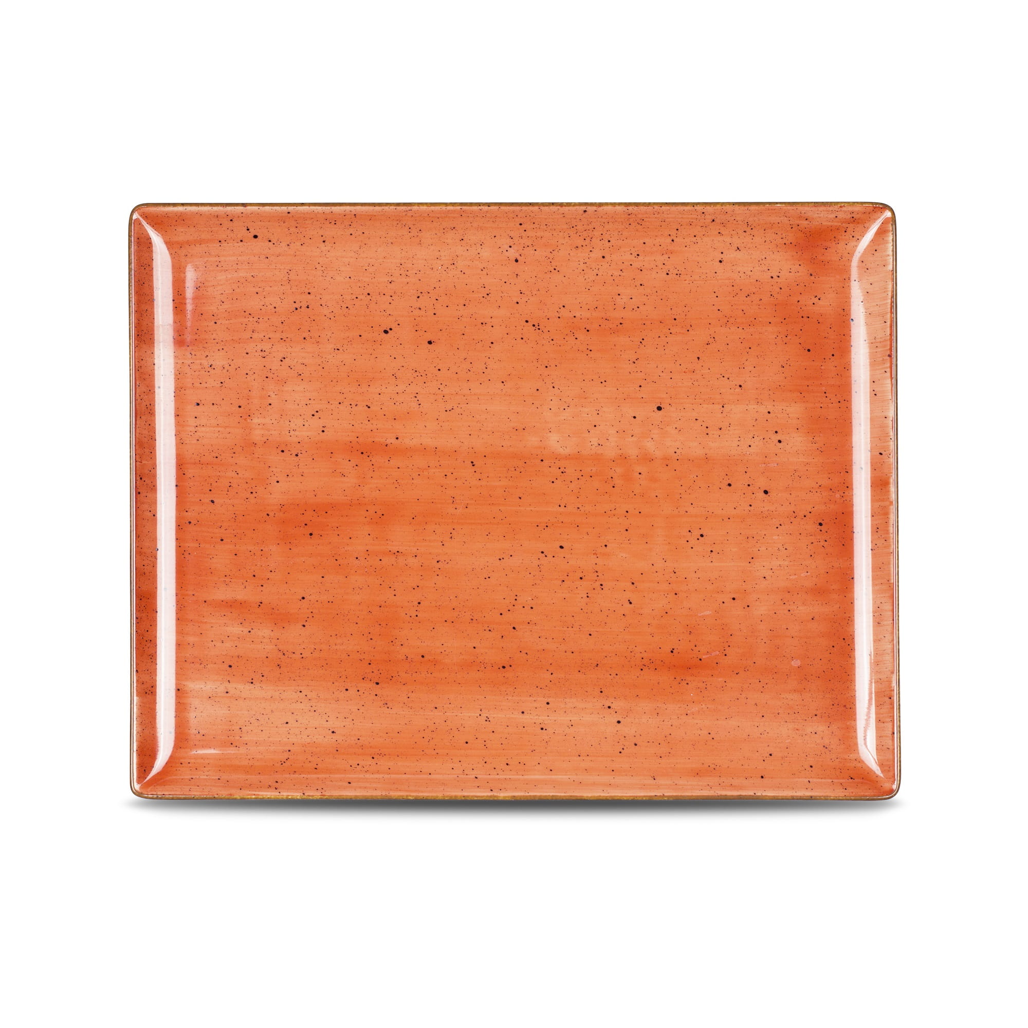 Platte eckig 31x24cm CLASSIC sunset red