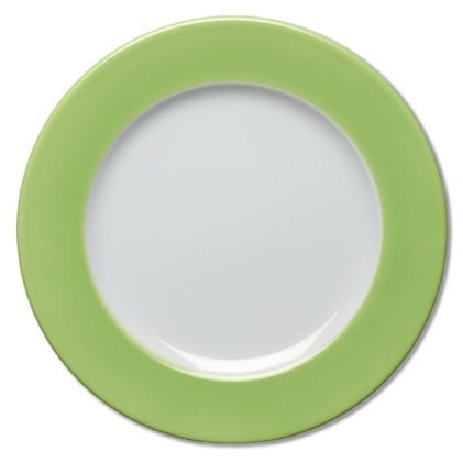 Teller flach Fahne Ø20cm COFFEESHOP grün