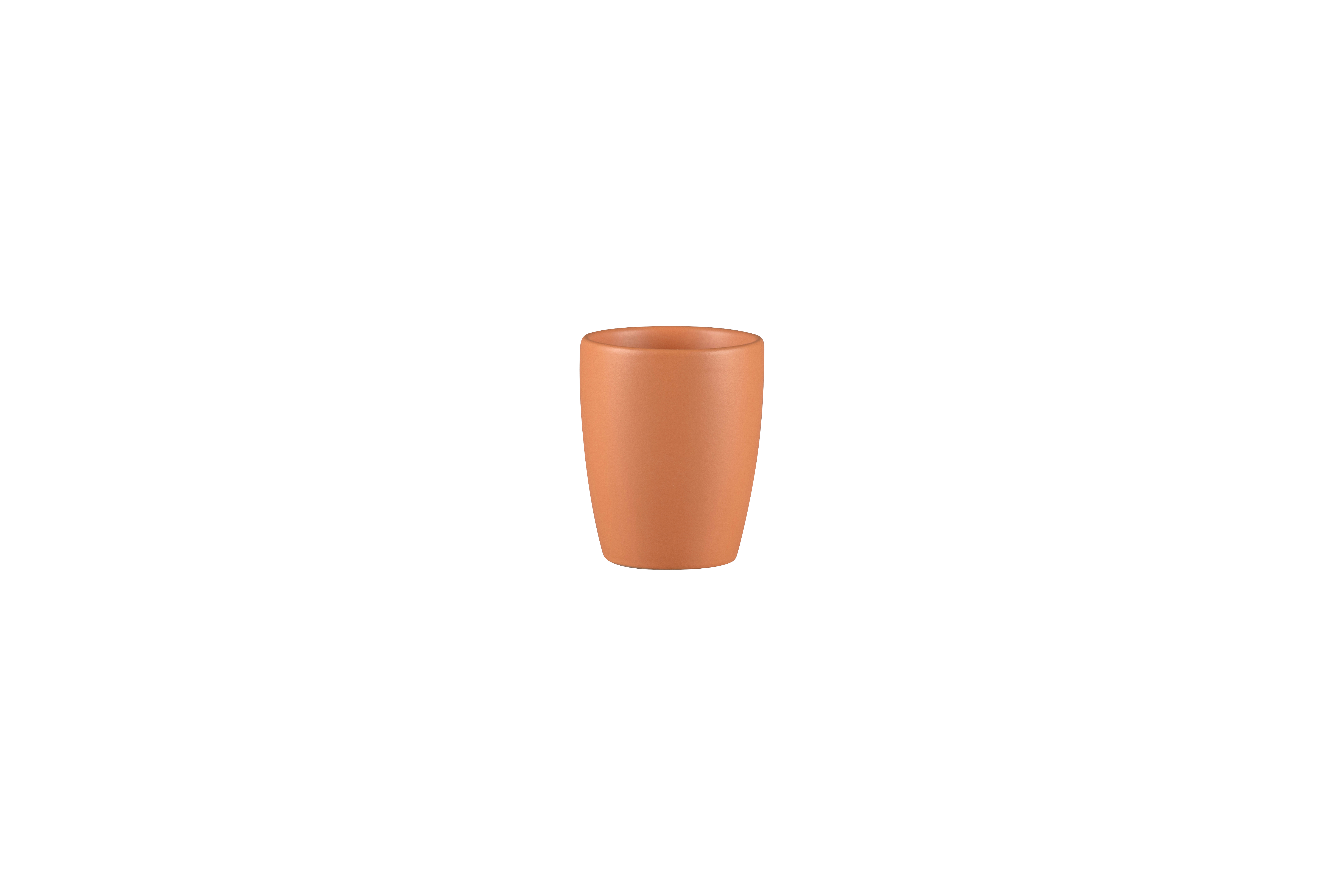 Kaffeetasse ohne Henkel 0,2L TERO PRIMA terracotta