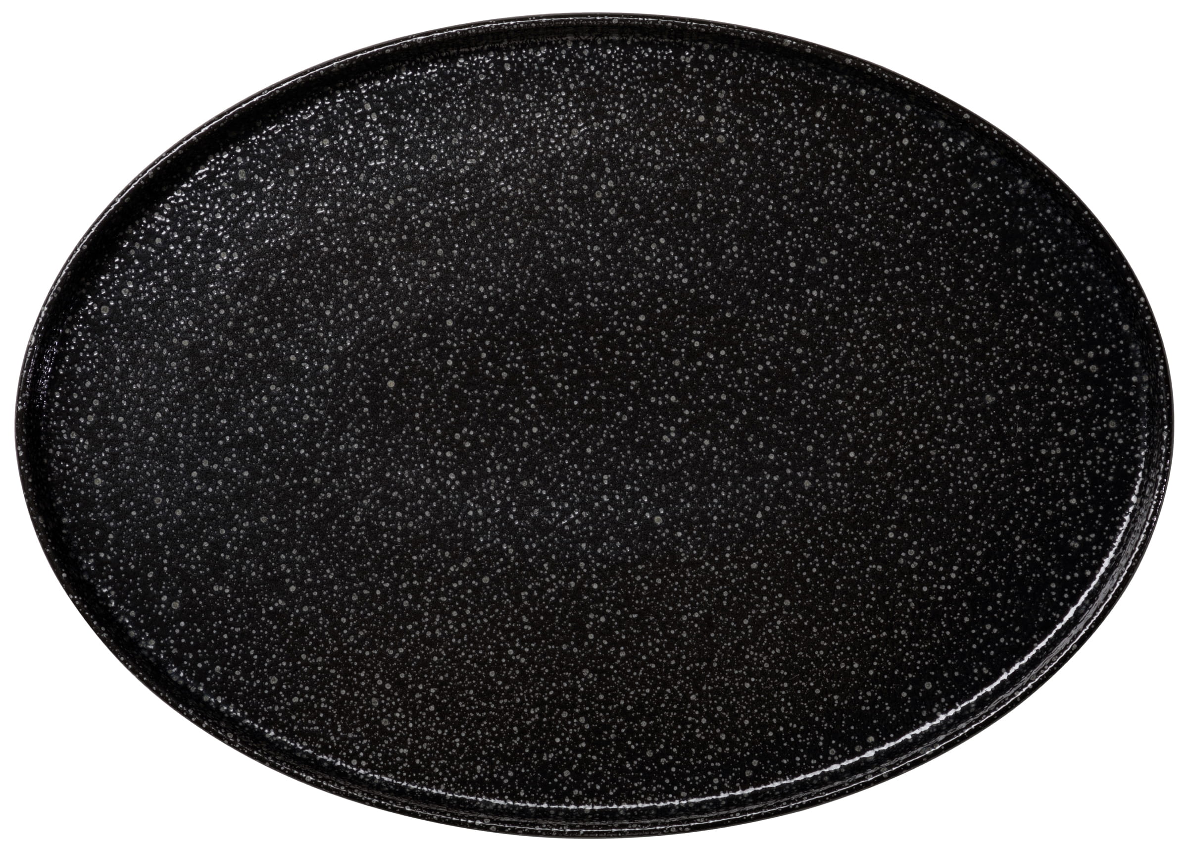 Teller oval flach oval 36cm M5398-36x26 GOOD MOOD intense black