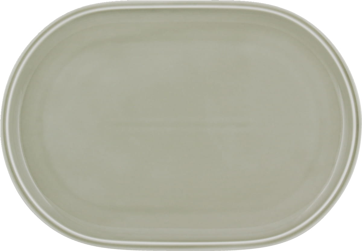 Platte oval coup 30x19cm SHIRO GLAZE STEAM