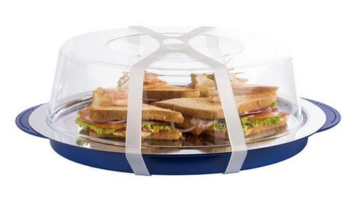 Thermo Tablett-Set Ø 35cm blau