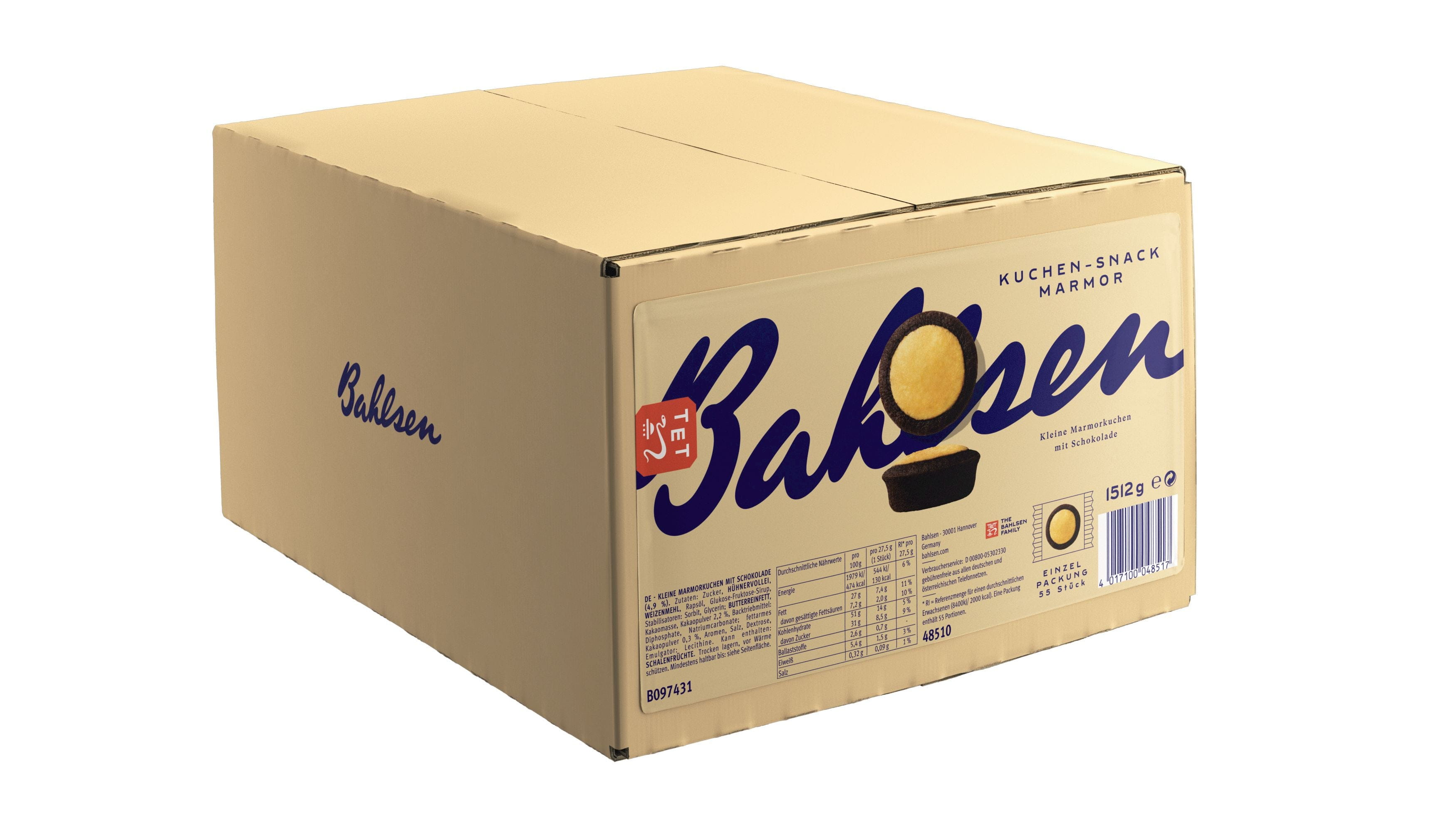 Bahlsen Kuchen Snack Marmor