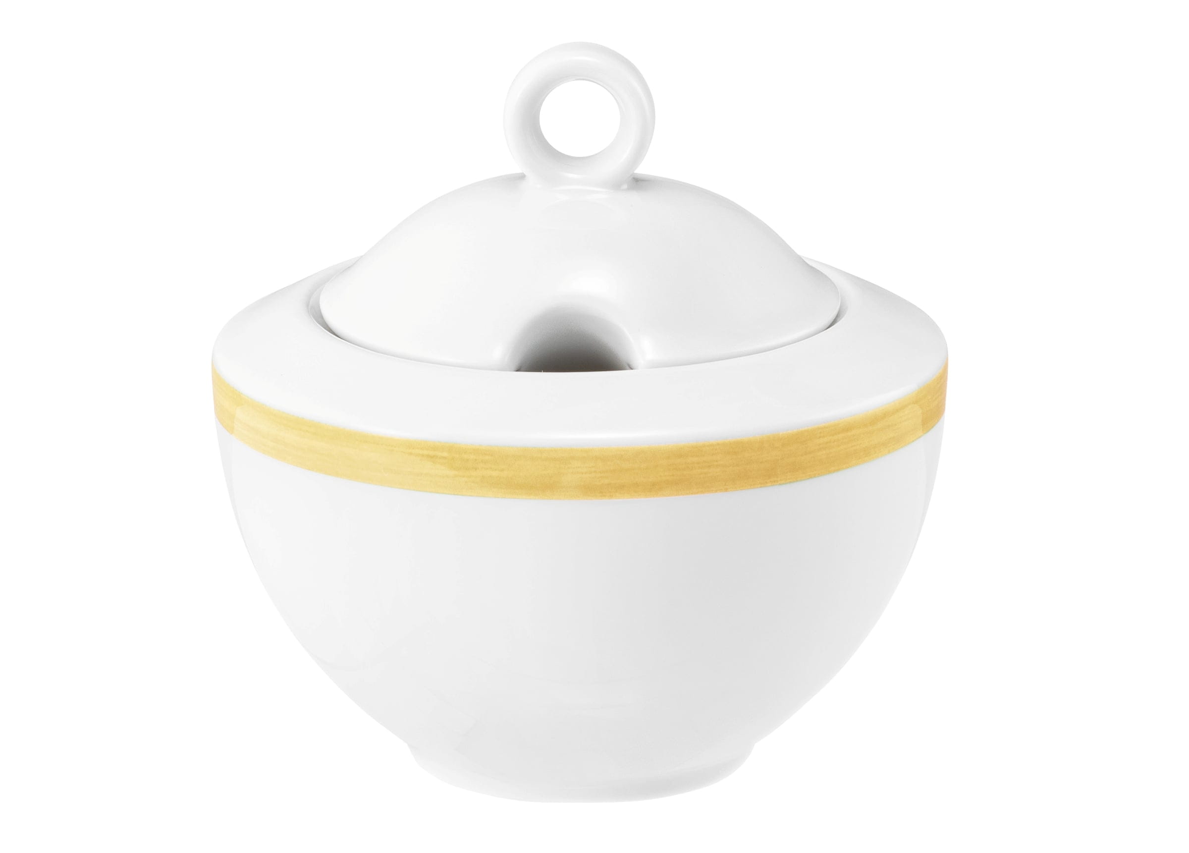 Zuckerdose rund 2 0,28l COMMUNITY pinselband ocker