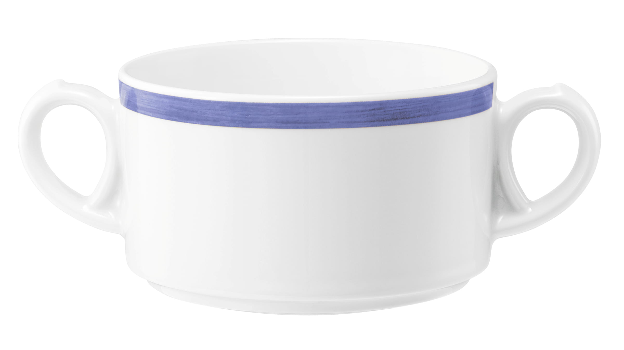 Suppentasse rund 0,3l COMMUNITY pinselband blau