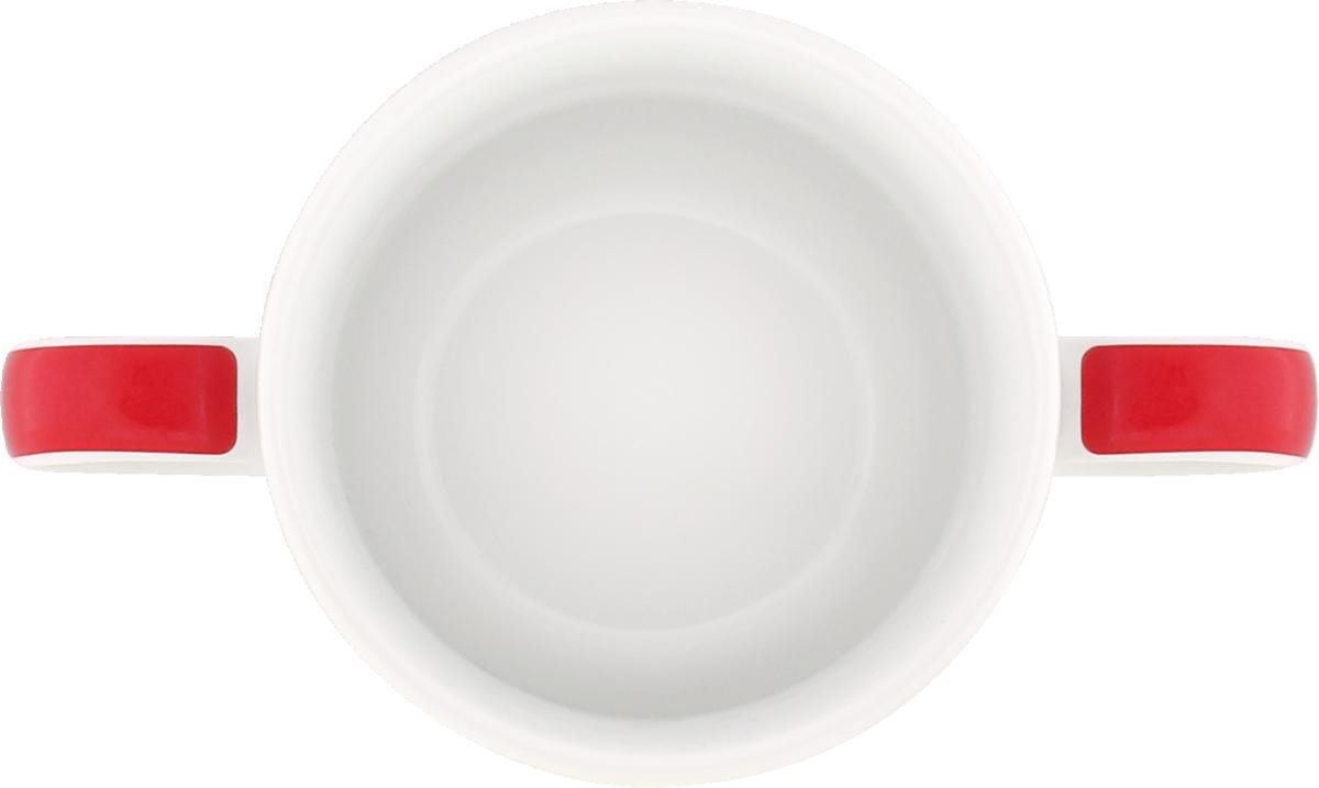 Spezialbecher Relief 2 Henkel 0.30l DONNA SENIOR ROT