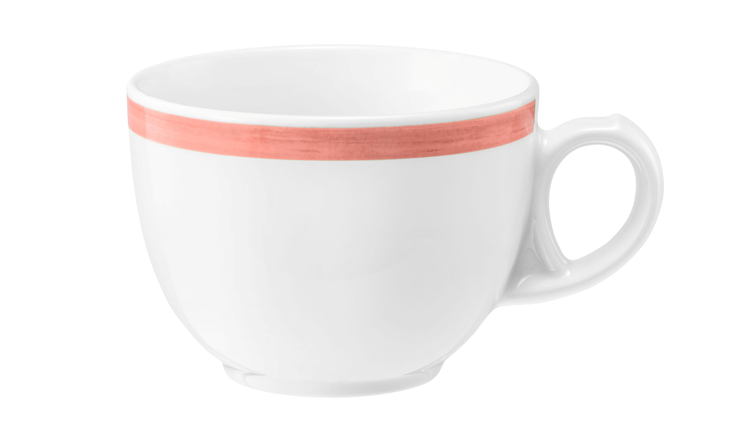 Kaffeetasse rund 0,22l Tulpe COMMUNITY pinselband rot