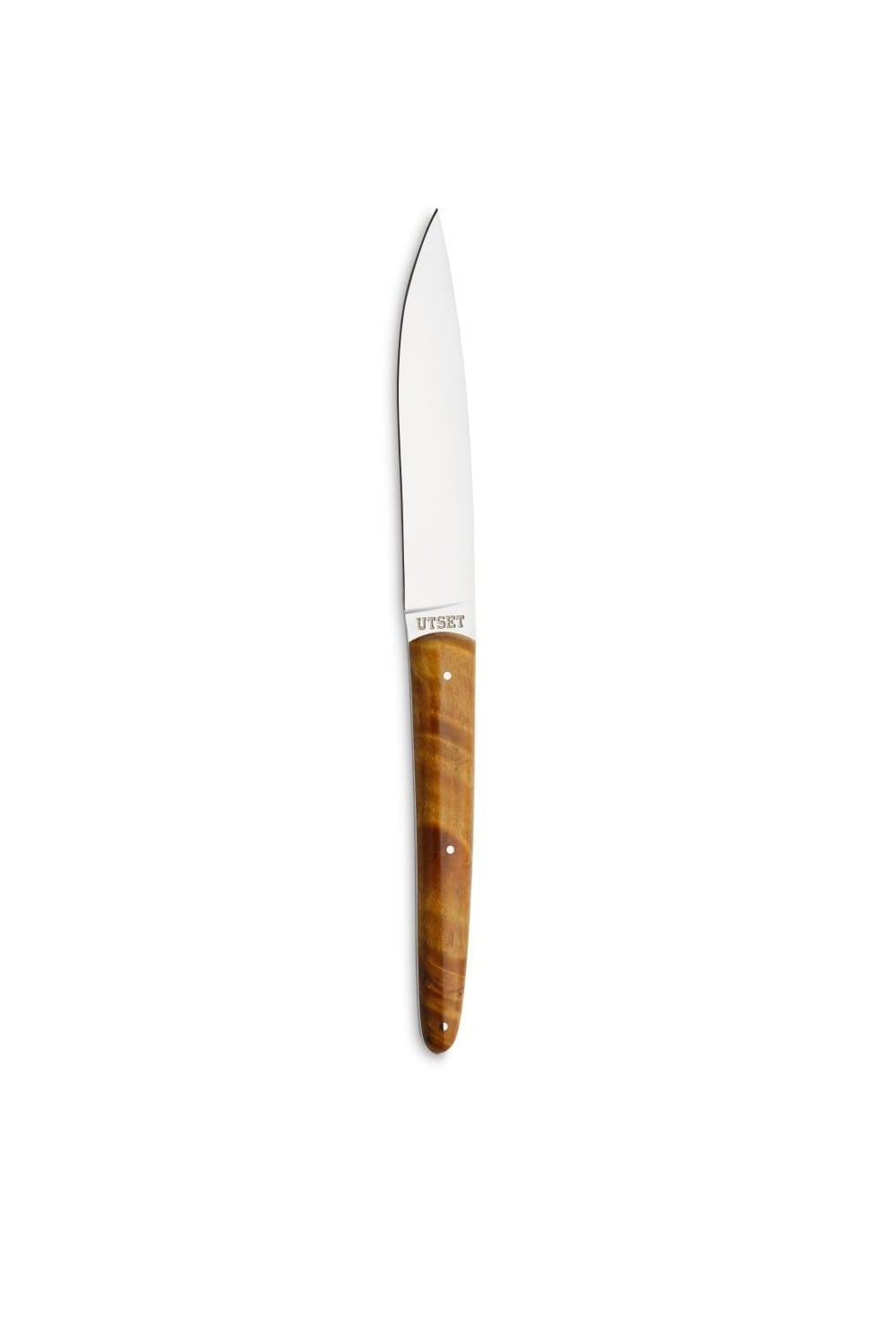 Steakmesser 225mm UTSET braun Klingenstahl Vollheft