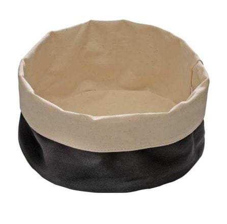 Brottasche D:17cm H:8cm schwarz-beige