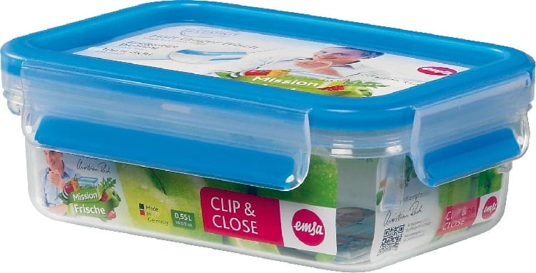Frischhaltedose 0,55L mit Deckel CLIP & CLOSE