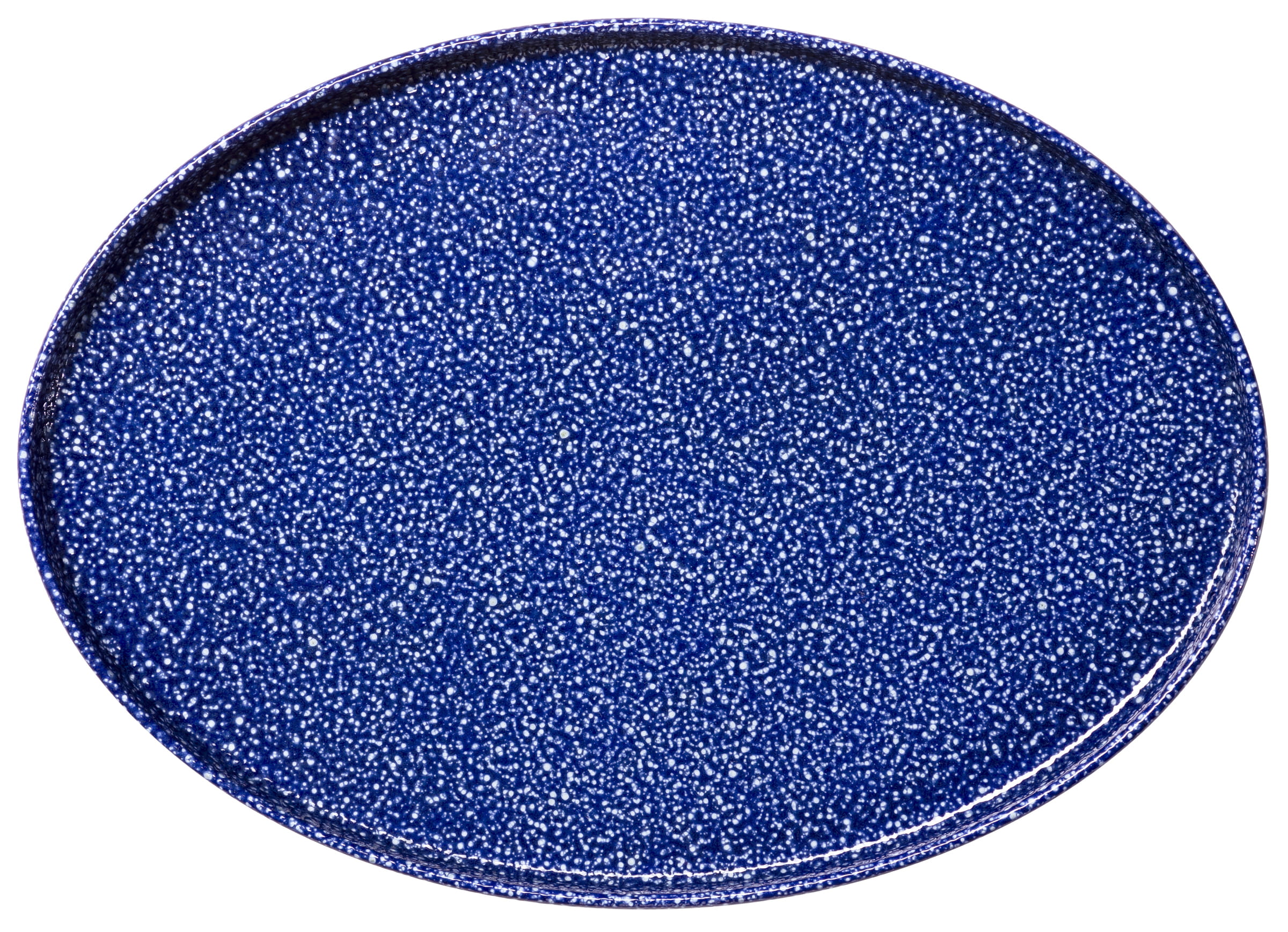 Teller oval flach oval 36cm M5398-36x26 GOOD MOOD intense blue
