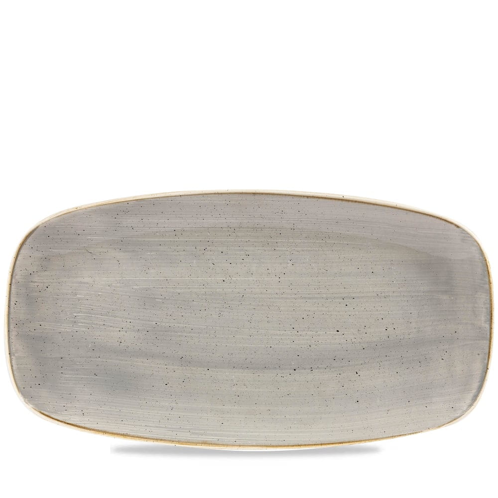 Platte eckig 35,5x18,9cm STONECAST No.4 peppercorn grey
