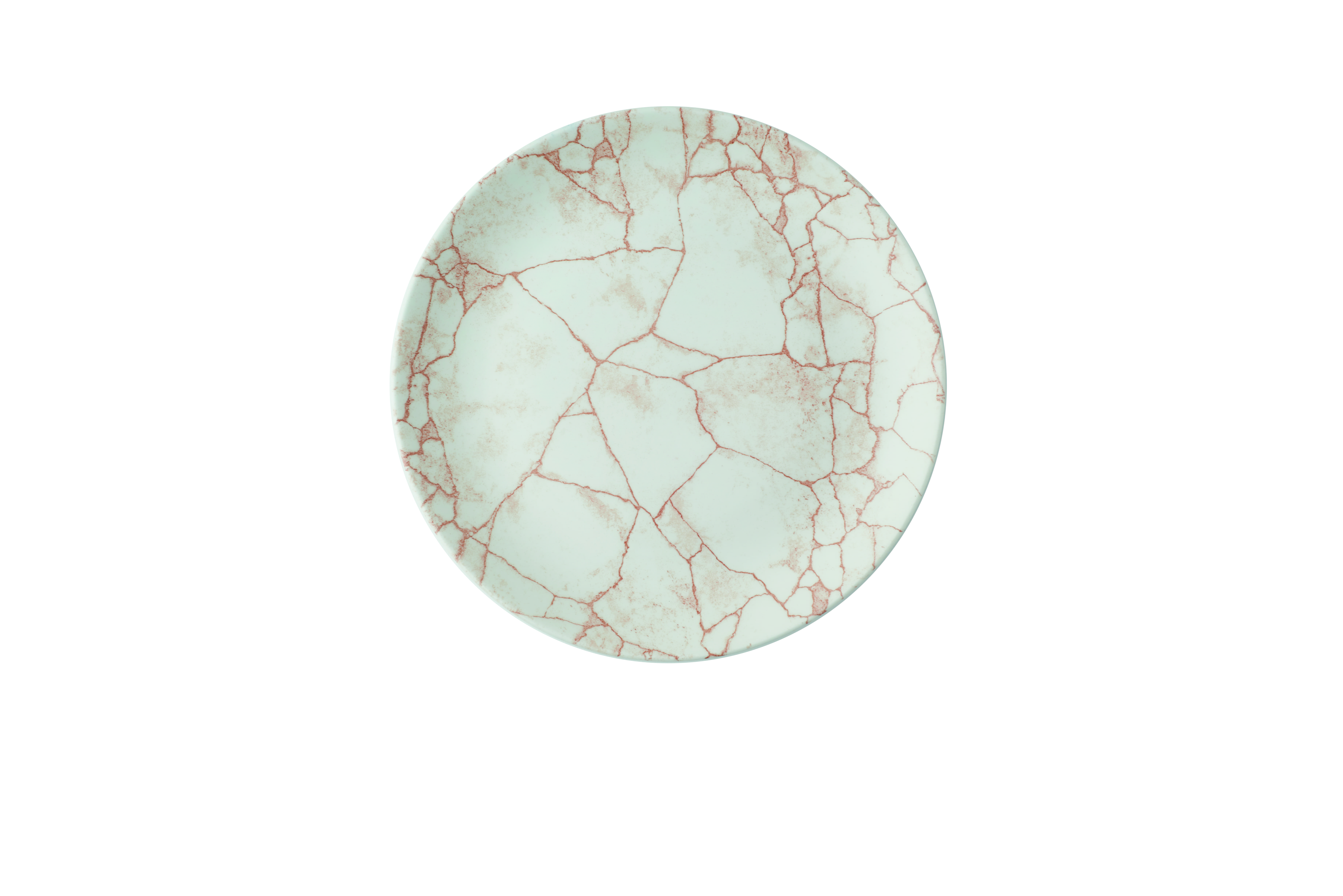 Teller flach coup 26cm KINTSUGI coral