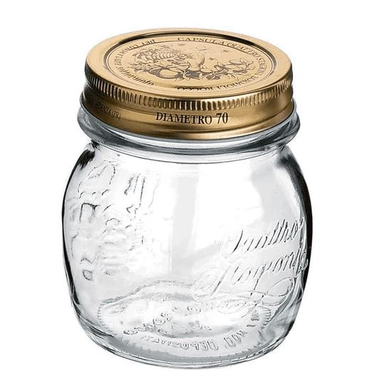 Einmachglas 250ml mit Deckel QUATTRO STAGIONI