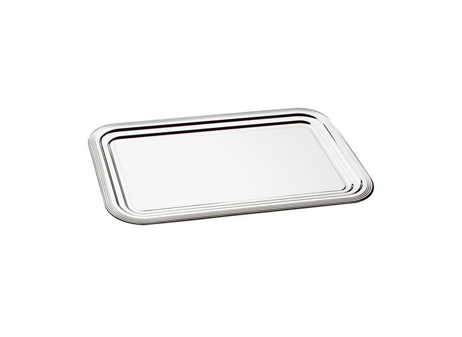 Partyplatte L:41cm B:31cm Metall CLASSIC