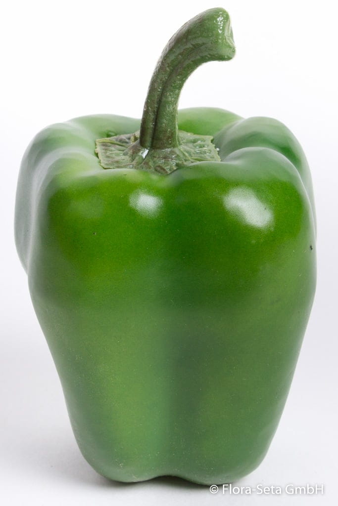 Paprika grün 12x8cm künstlich