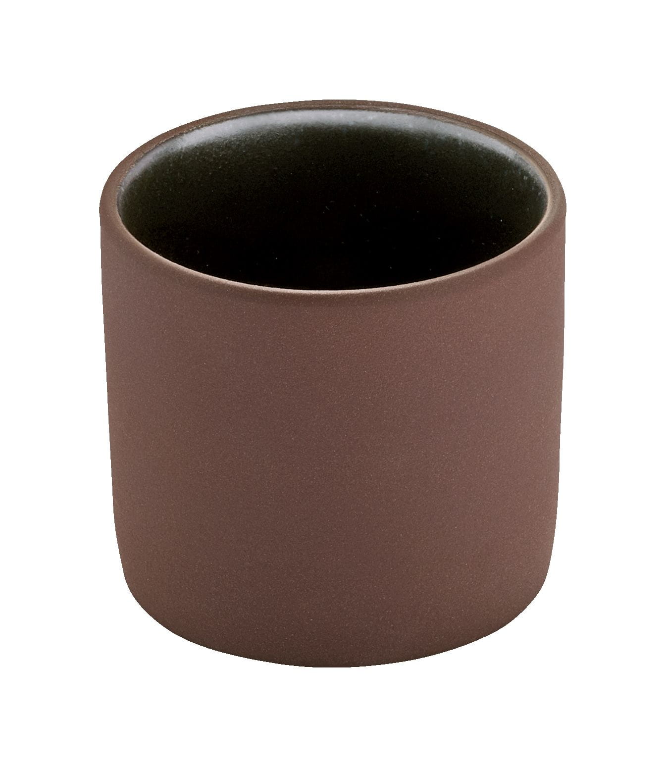 Kaffeetasse/Plateau 0,20l 2in1 braun/schwarz