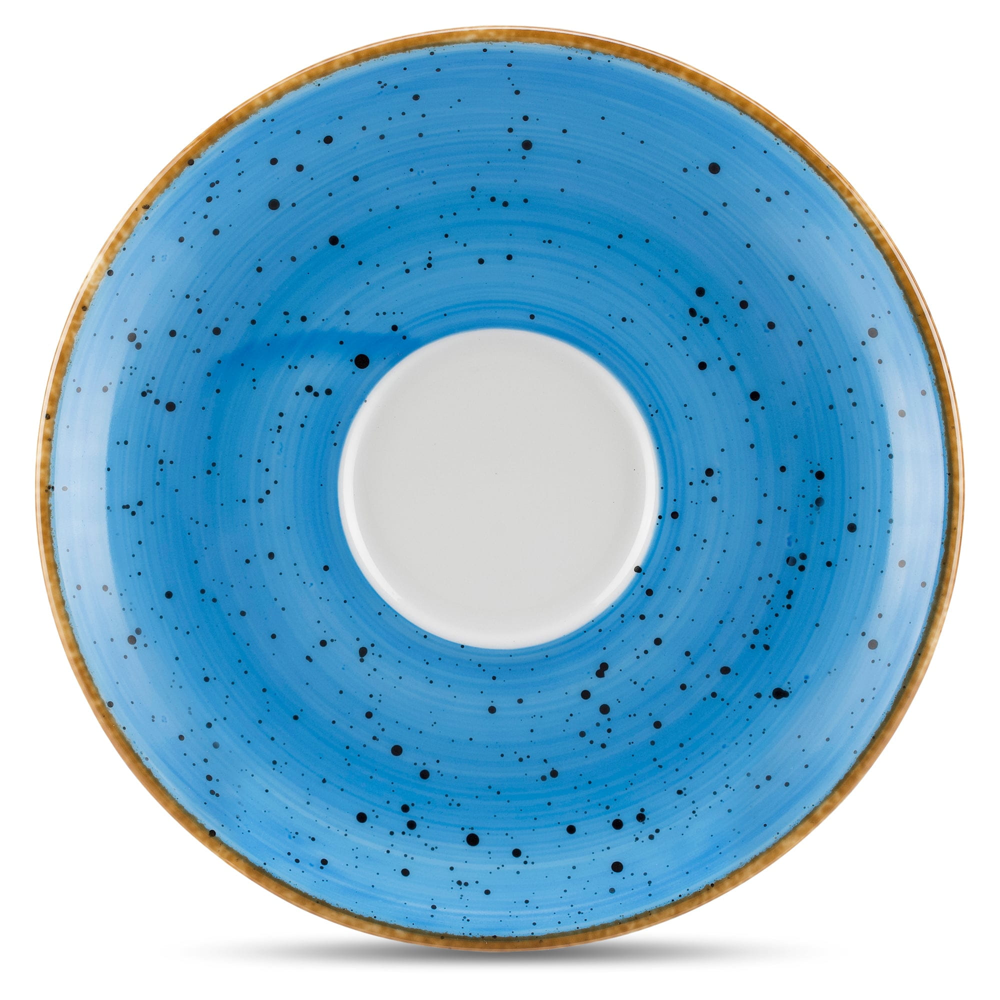 Milchkaffee-Untertasse 16cm CLASSIC wave blue