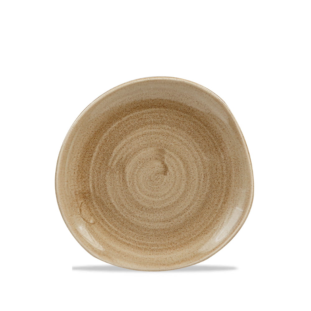 Teller flach Organic 19cm STONECAST PATINA antique taupe