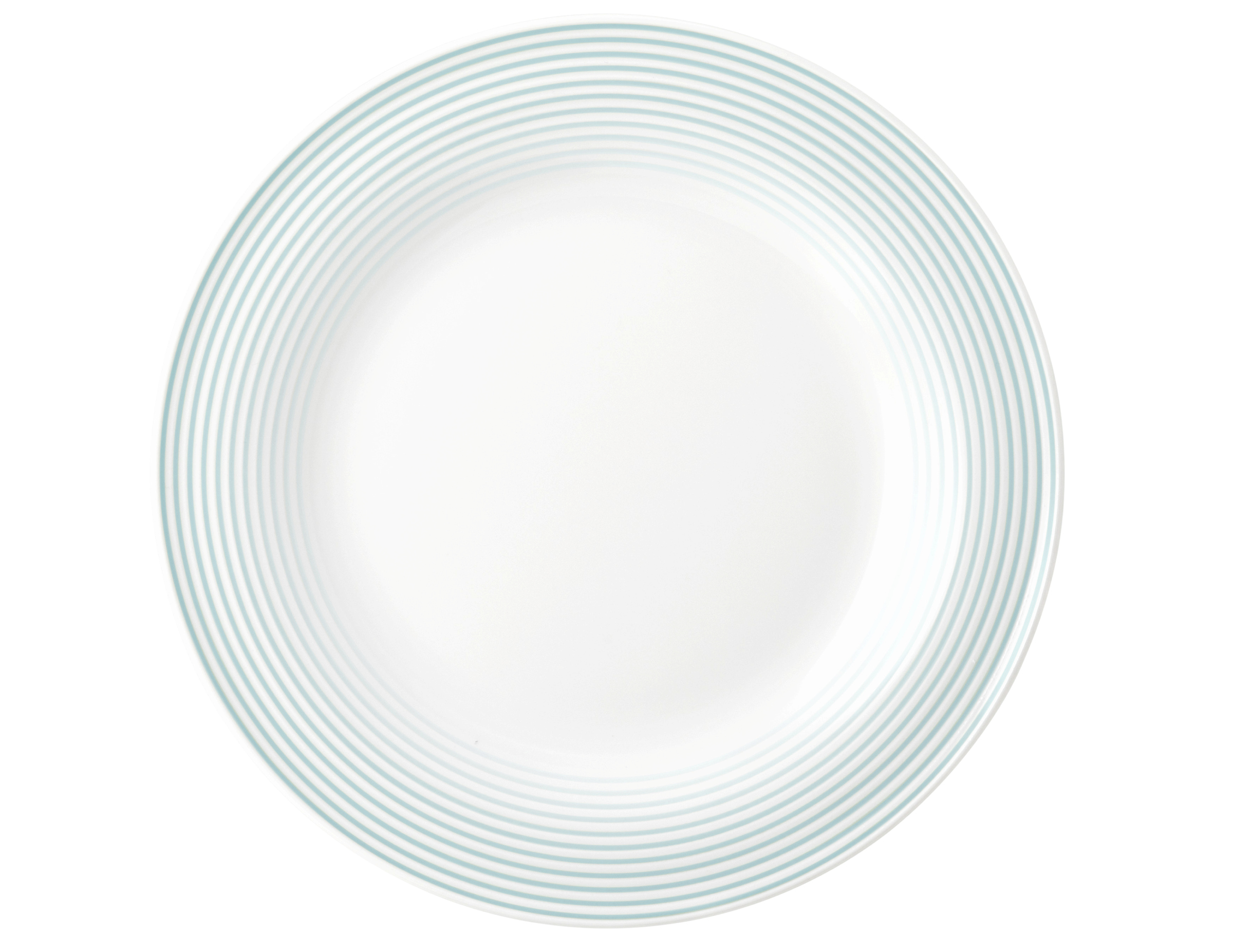 Teller rund mit Relief flach 21,5cm BLUES arktisblau