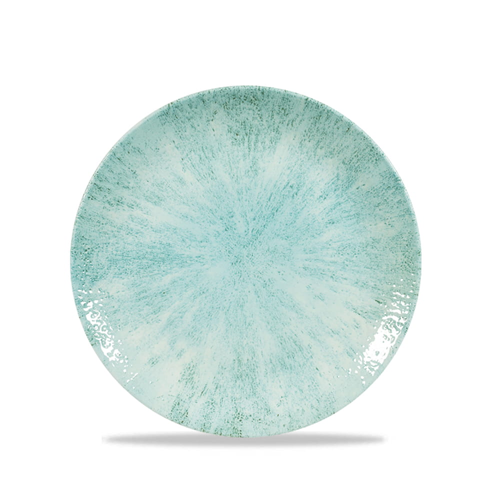Teller flach coup 16,5cm STONE aquamarine