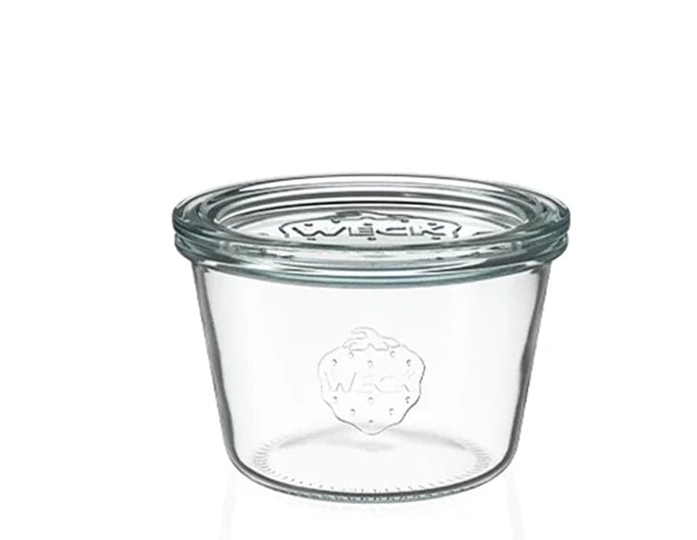 Einweckglas 290ml mit Deckel Schale WECK