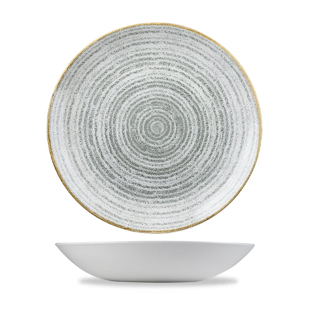 Teller tief coup 24,8cm STUDIO PRINTS HOMESPUN stone grey