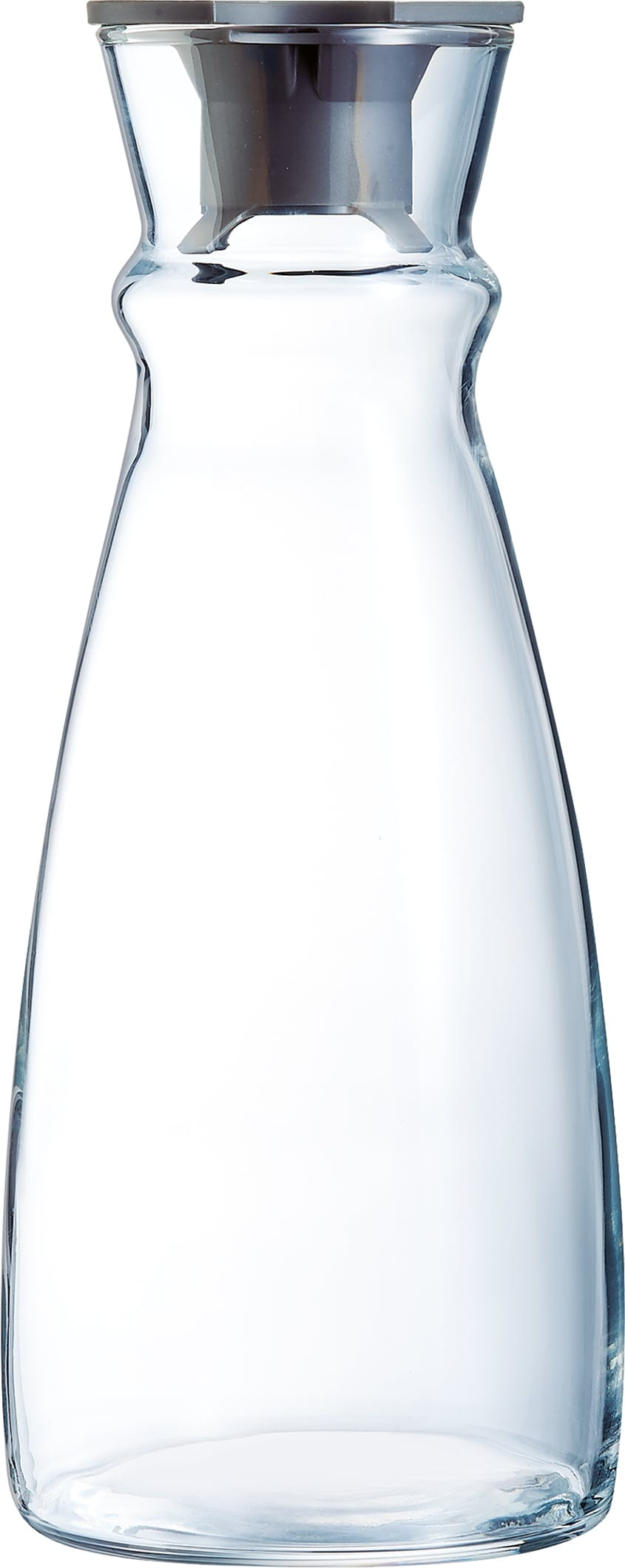 Karaffe 1,1l mit Deckel schwarz FLUID