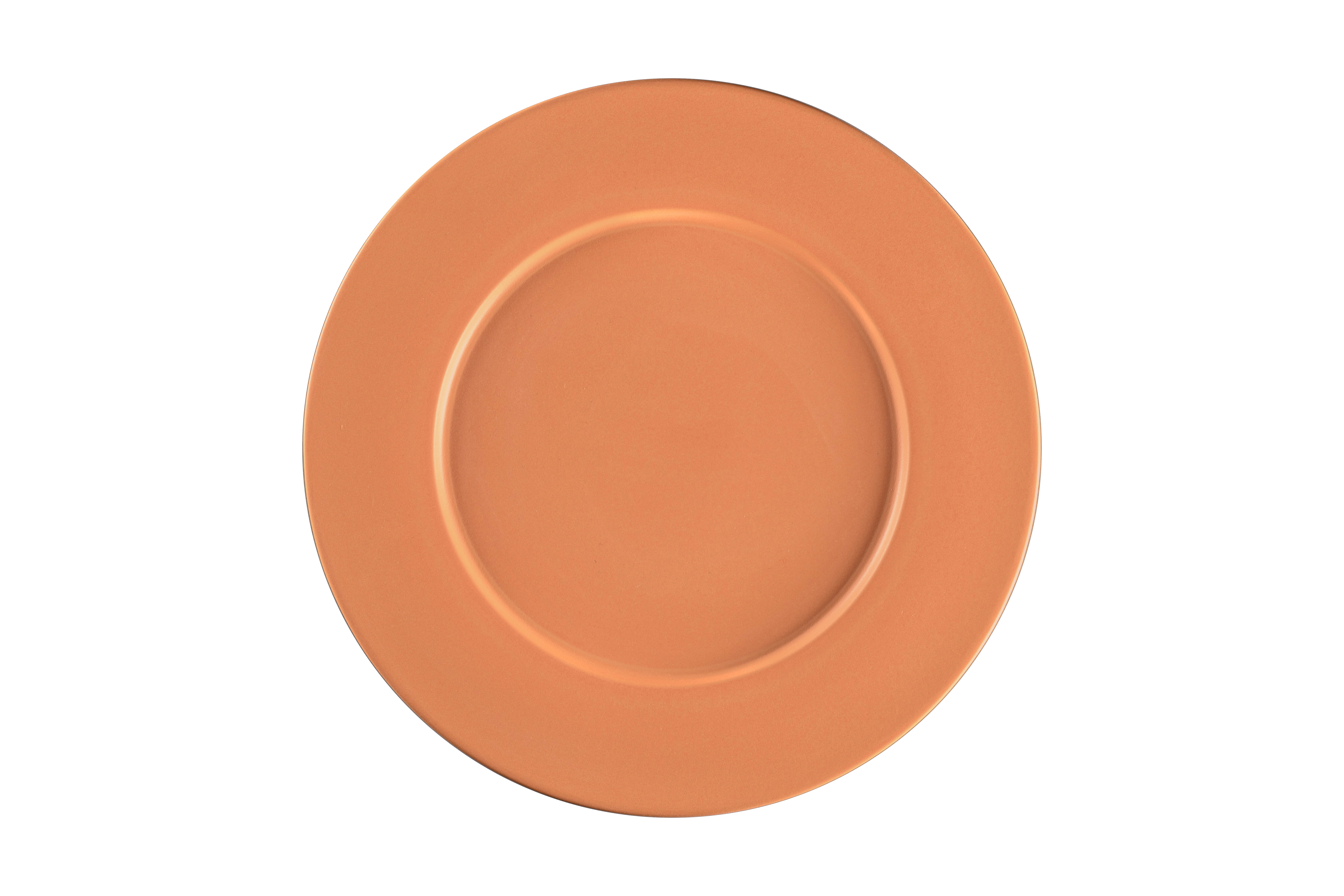 Teller flach Ø32,5cm H2,5cm TERO PRIMA terracotta