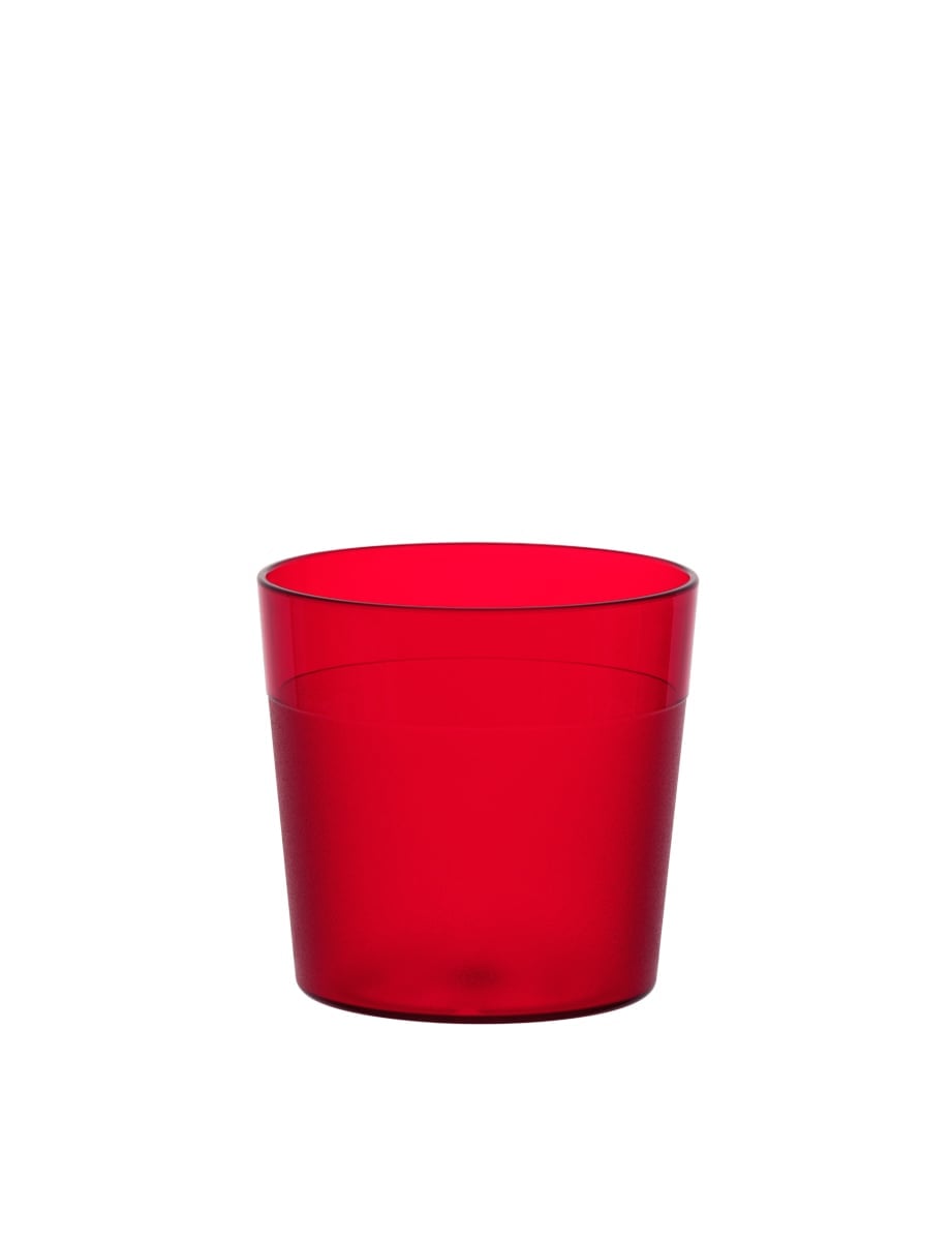 Becher 0,17L LUCY rot stapelbar