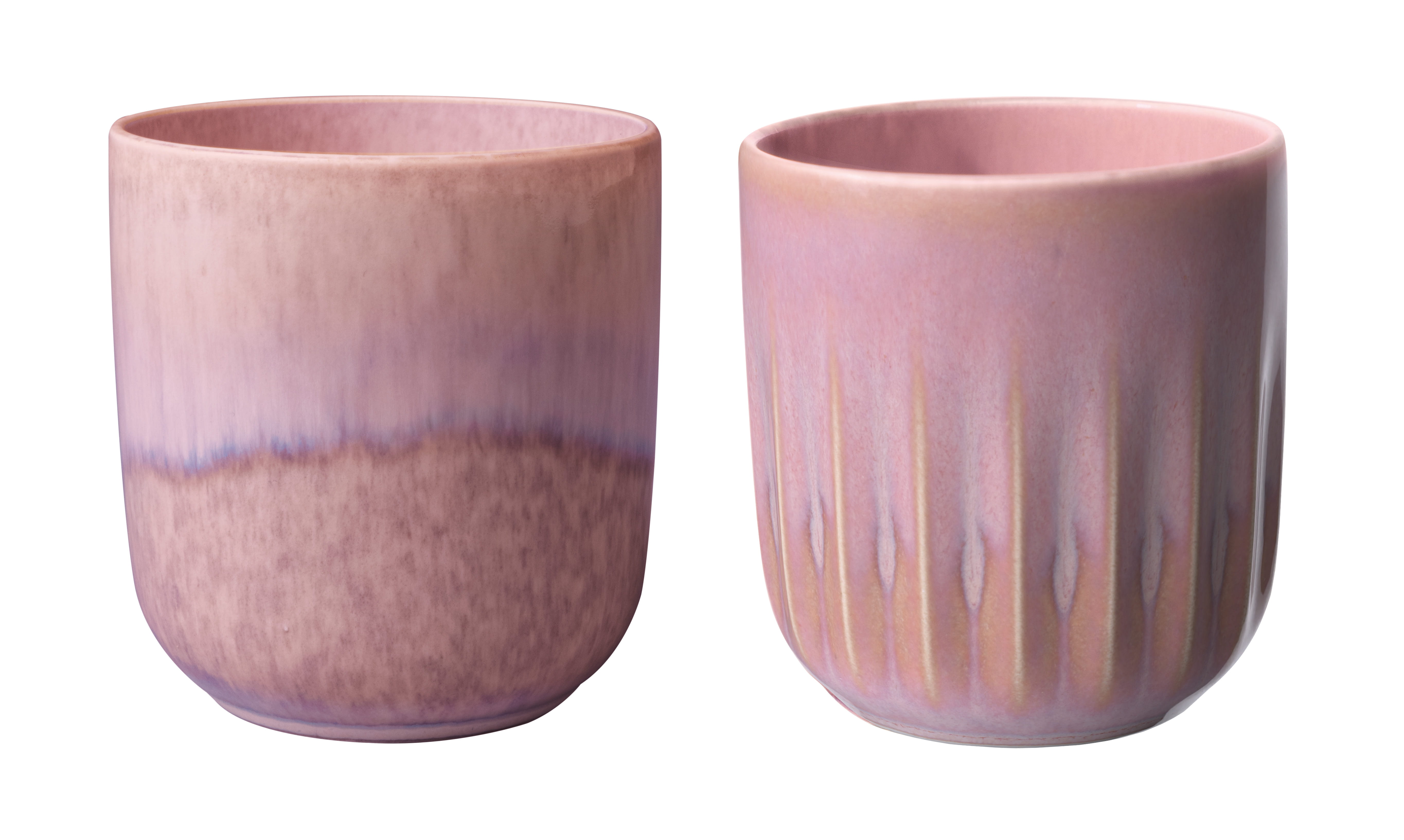 2 Stück Becher Ø8,5cm 0,37l PERLEMOR coral