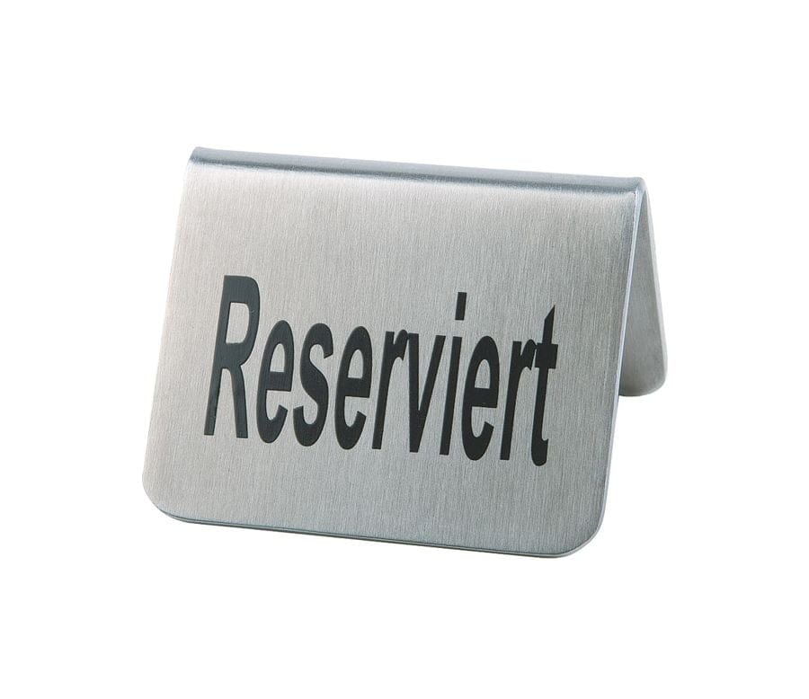 Tischaufsteller 2er Set je 5,5x5cm H: 3,5cm DE