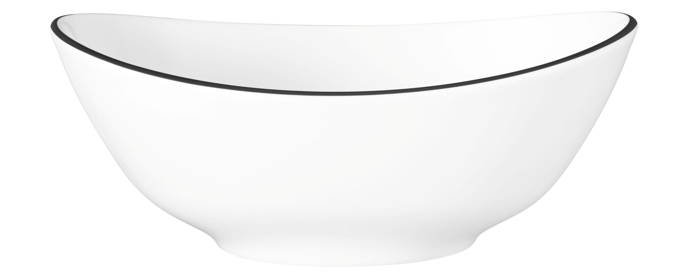 Schale oval oval 5414 18,5cm MODERN LIFE black line