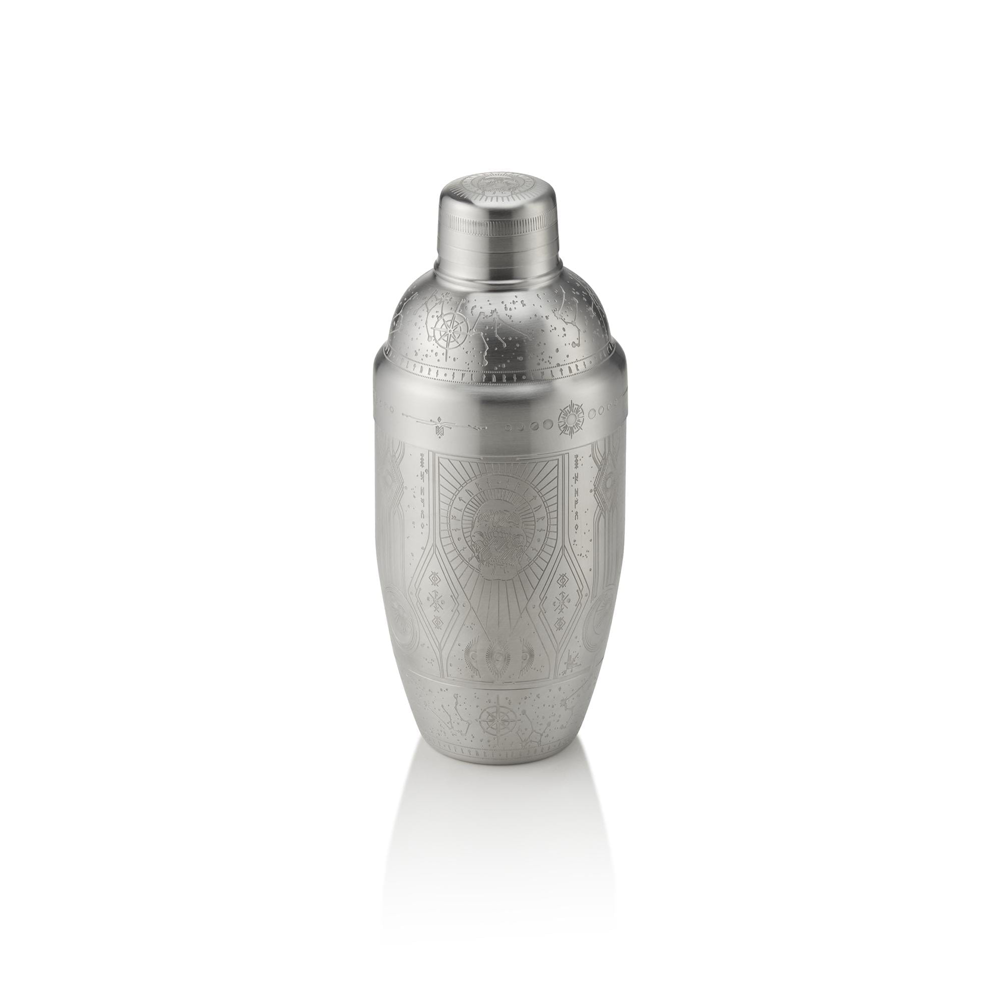 Shaker Tattoo 0,5l Ø8,5cm NOCTURN 18/8 silber