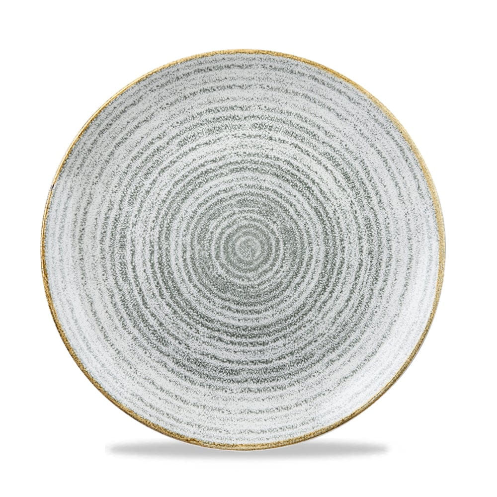 Teller flach coup 26cm STUDIO PRINTS HOMESPUN stone grey