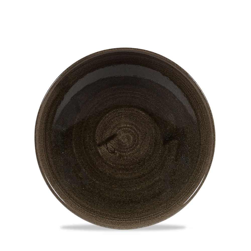 Teller tief coup 18,2cm STONECAST PATINA iron black