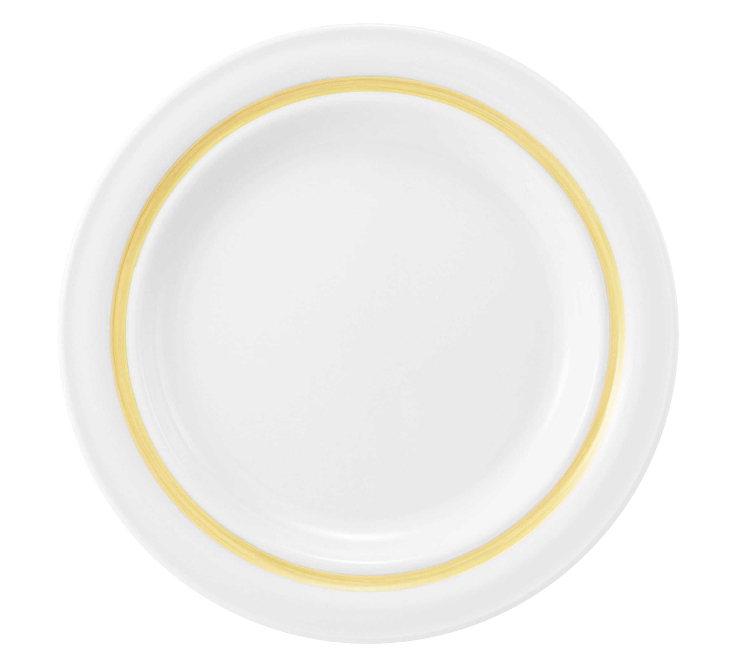 Systemteller rund flach 25,5cm COMMUNITY pinselband ocker