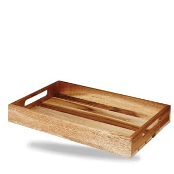 Holz-Tablett 38x24x4,8cm ALCHEMY ACACIA WOOD