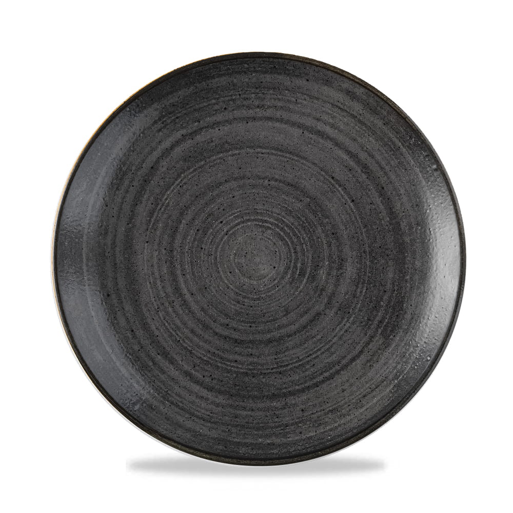 Teller rund 21,7cm STONECAST RAW Black