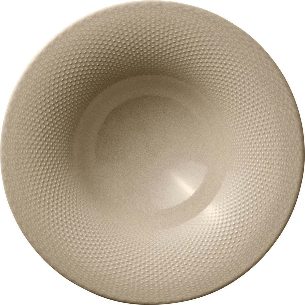 Teller tief coup Relief 27cm PINE almond