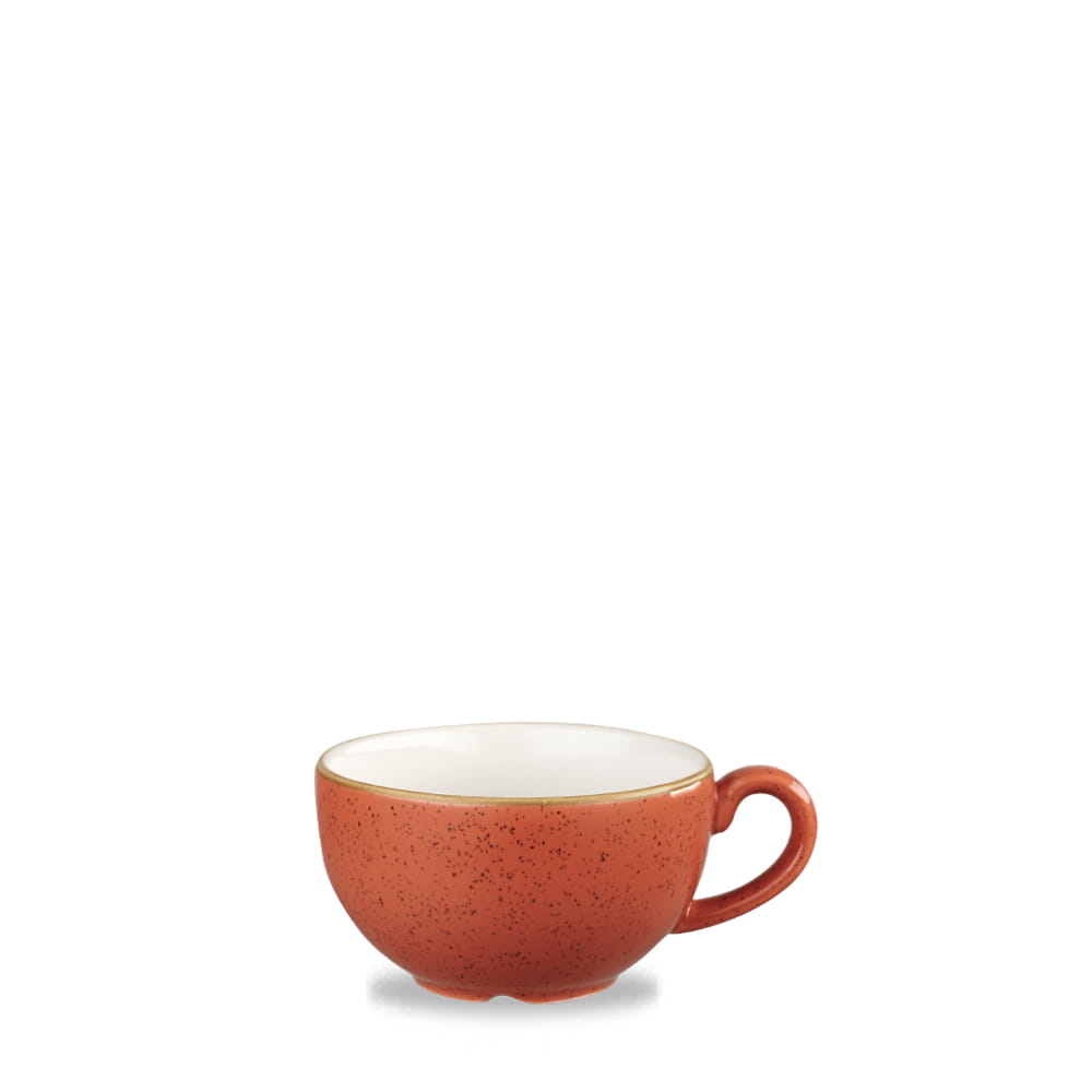 Milchkaffeetasse 0,34l STONECAST spiced orange