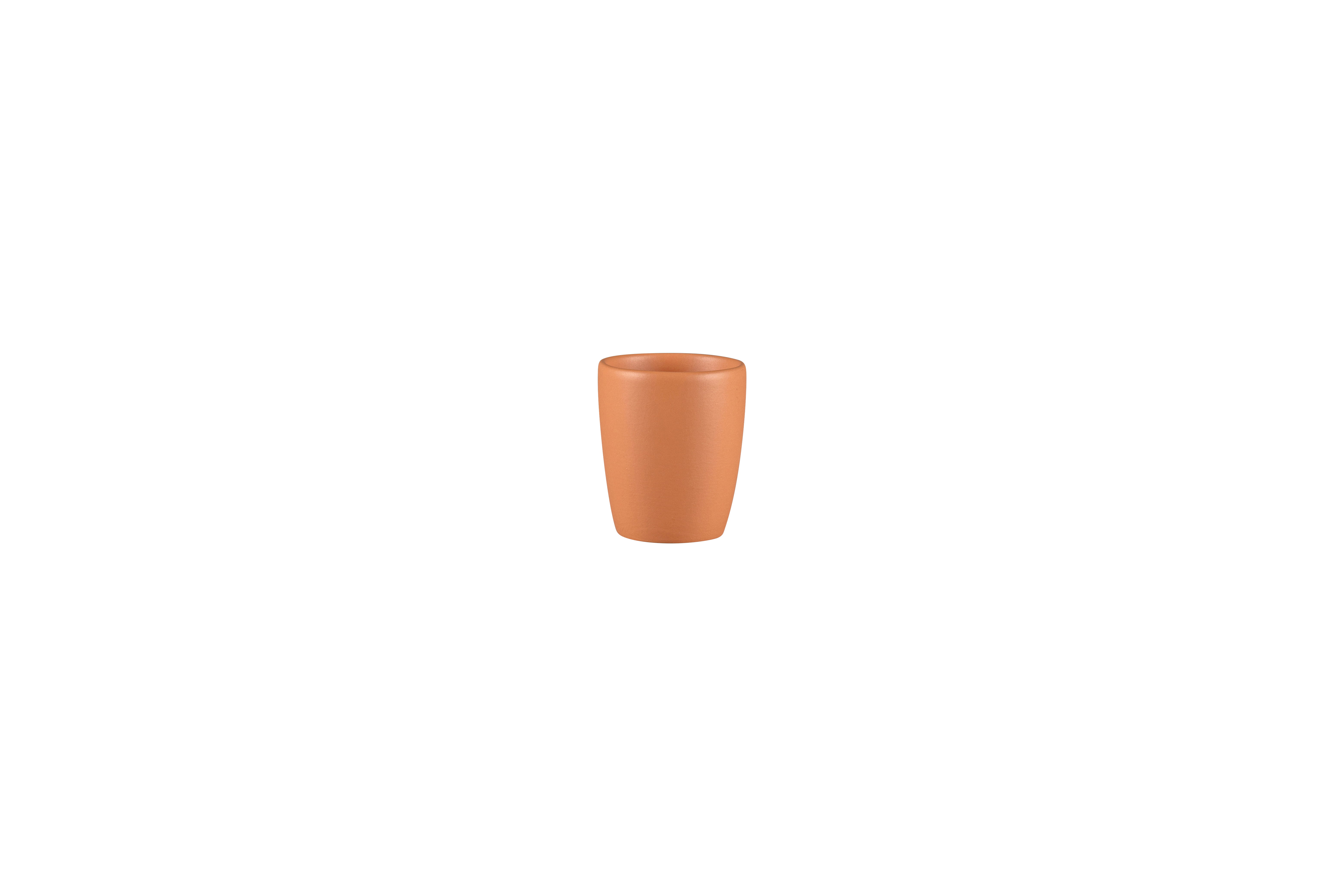 Espressotasse ohne Henkel 0,09L TERO PRIMA terracotta