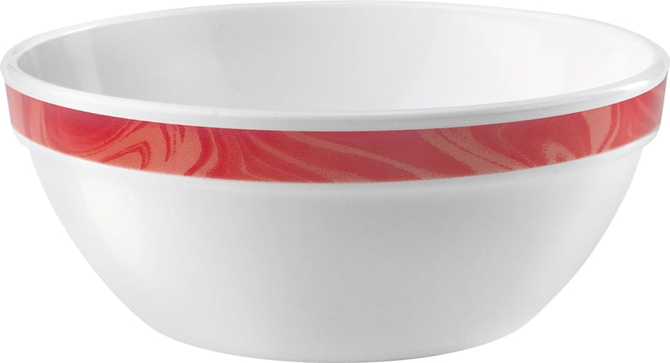 Schale 0,3L NATURA red stapelbar