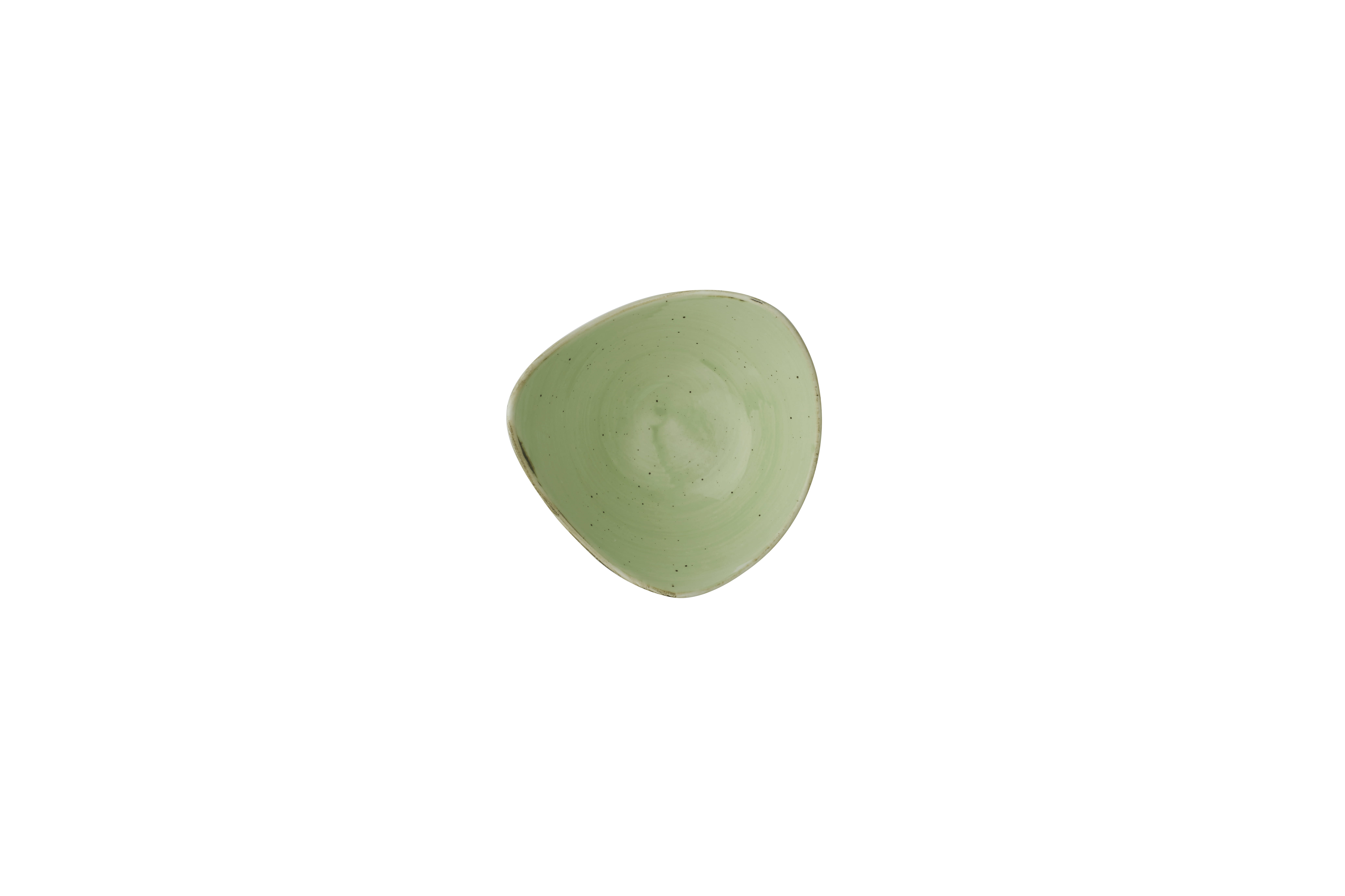 Schale dreieckig 18,5cm STONECAST sage green