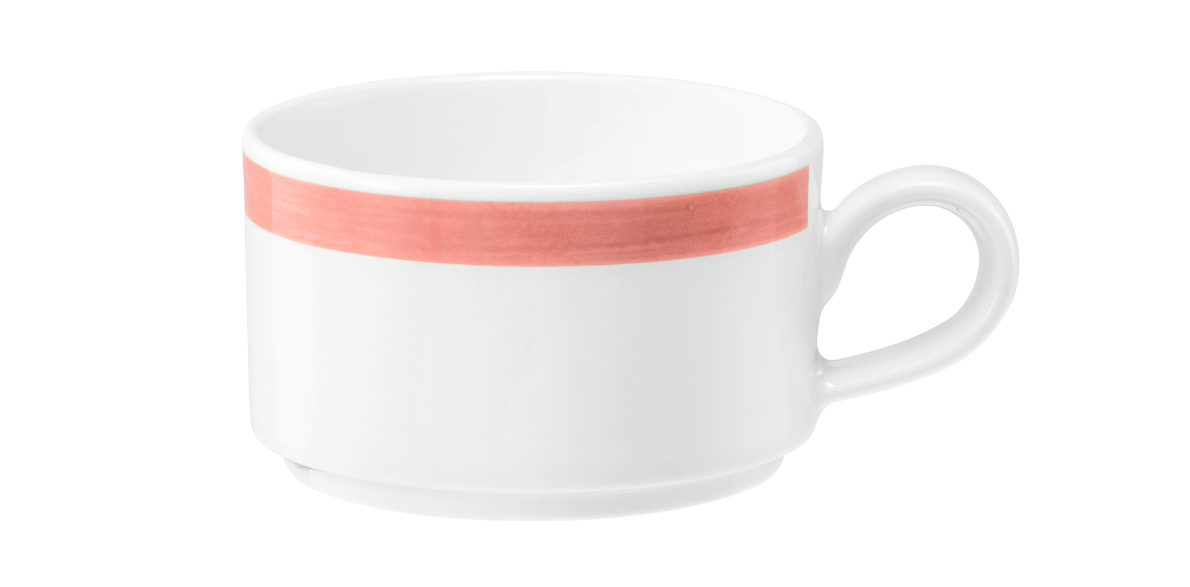 Espressotasse rund 0,09l COMMUNITY pinselband rot