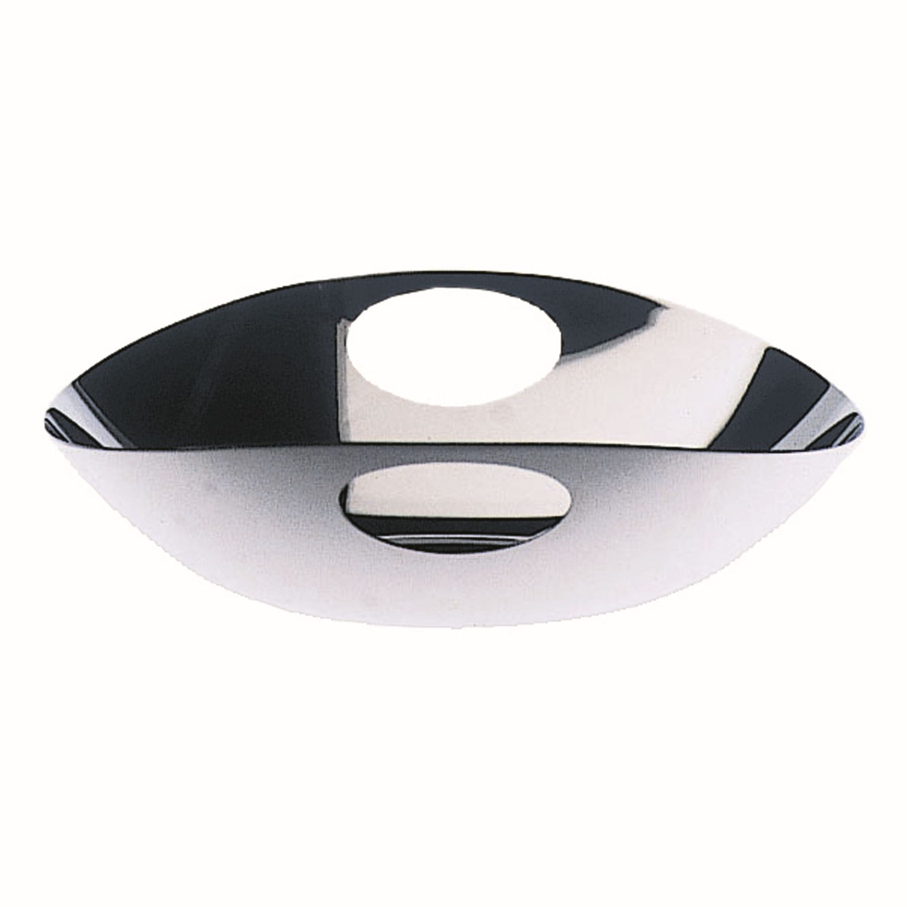 Schale oval durchbrochene Henkel 22x20cm DUE