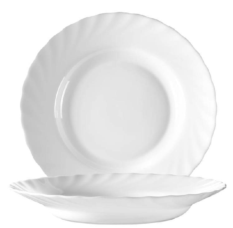 Teller tief Fahne Ø22,5cm TRIANON weiß