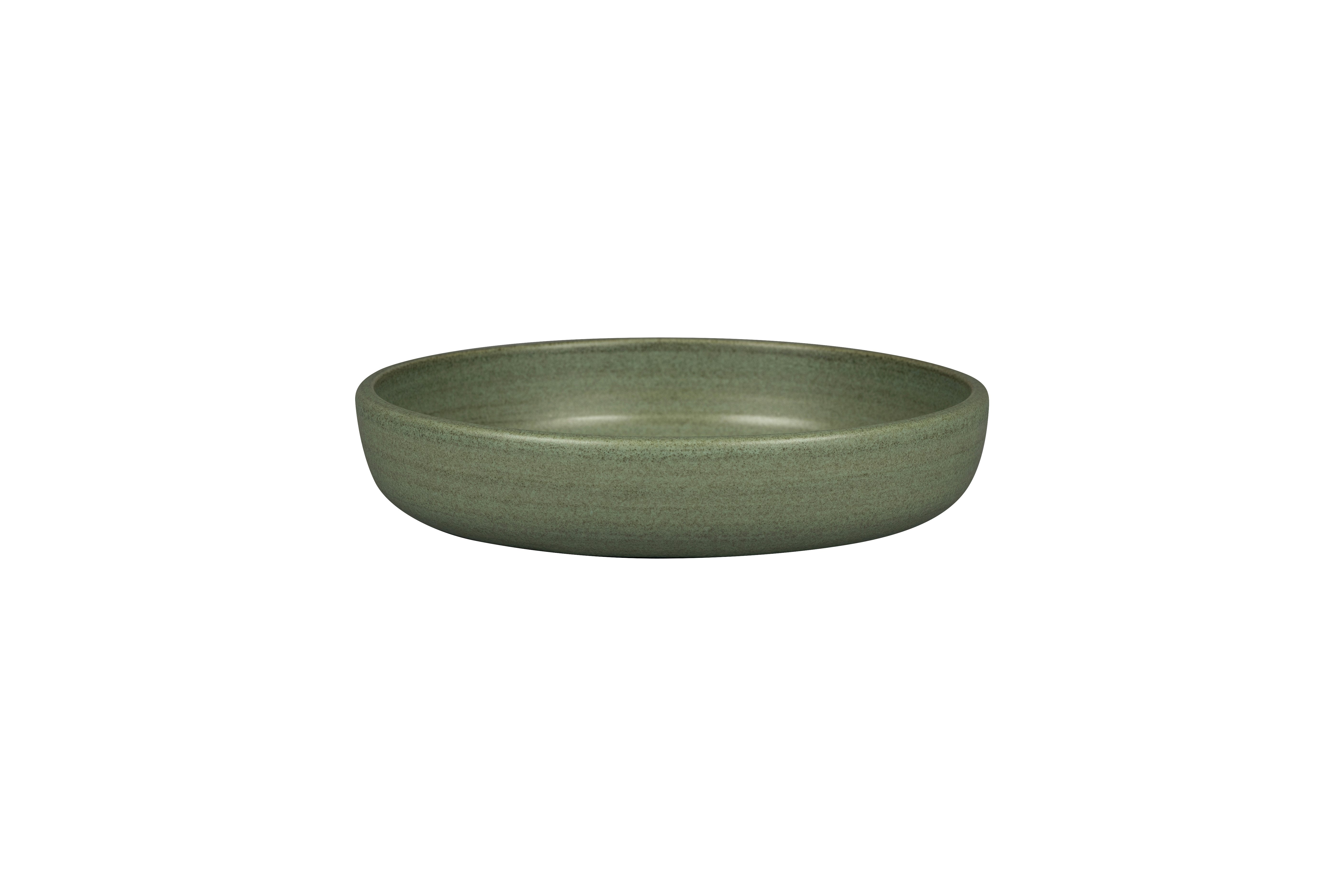 Teller tief rund Ø19,8cm H4,5cm 900ml EASE SELVA dark green