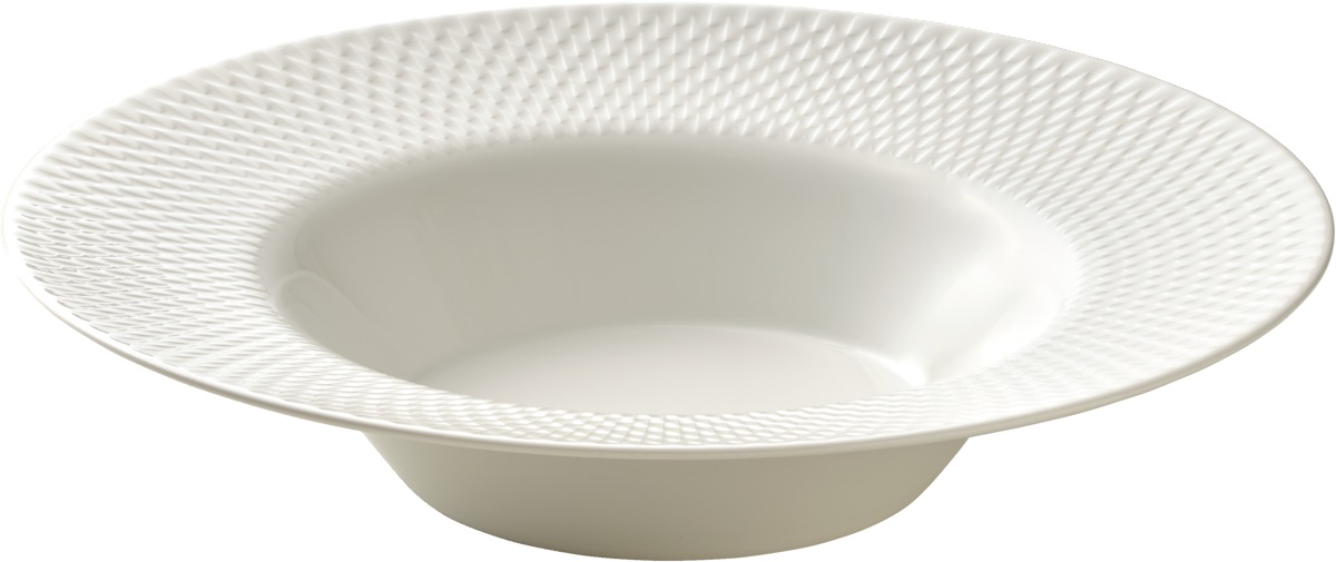 Teller tief rund Fahne Relief 28cm PURITY REFLECTION